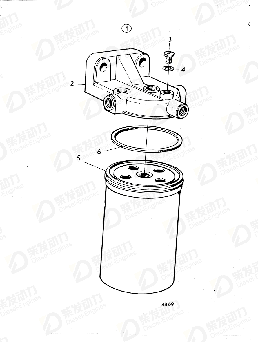 VOLVO Cover 471190 Drawing